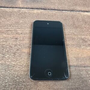 Apple iPod Touch 4th Gen 32GB Black Fair Parts Repair A1367 Cracked Screen